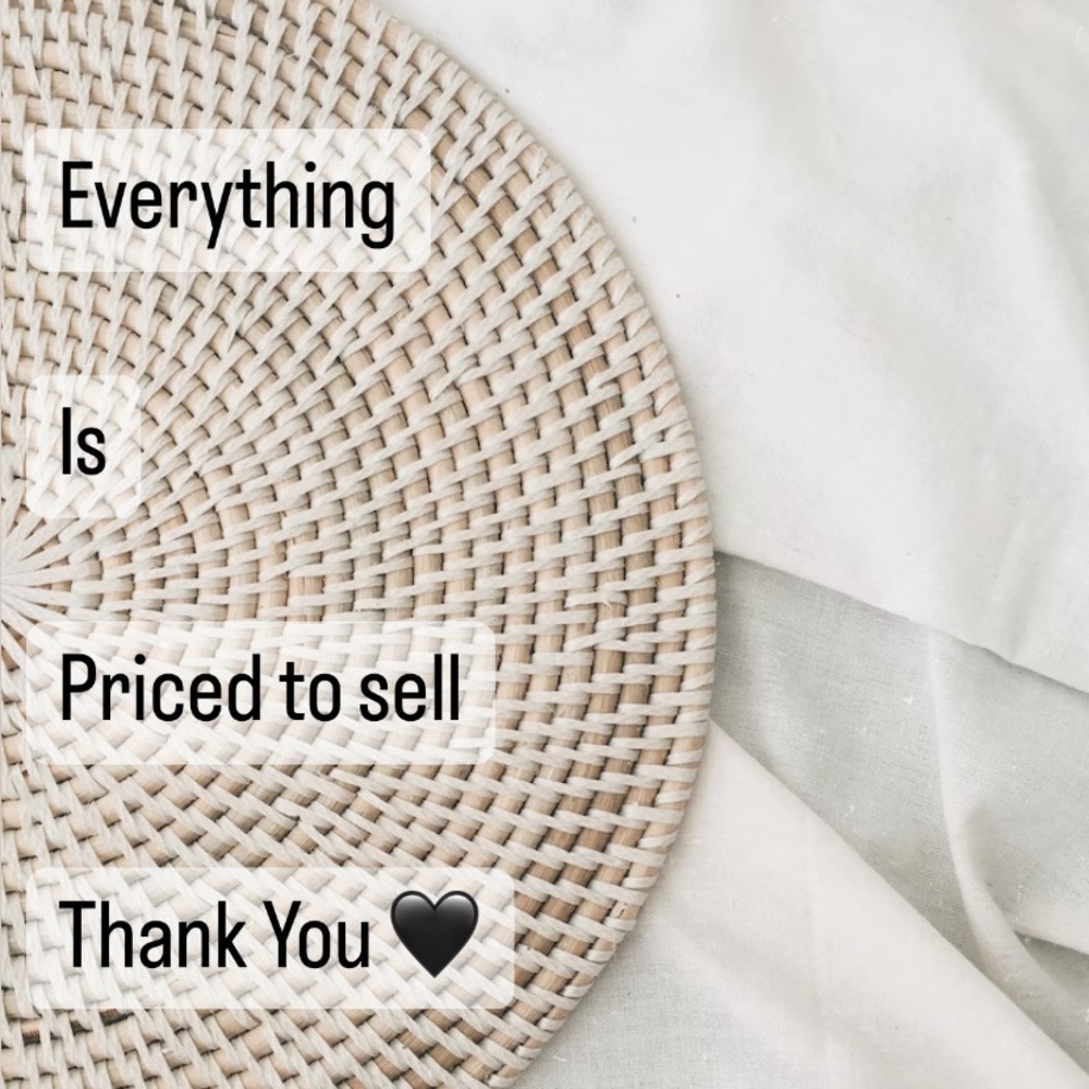 Everything is priced to sell!🖤